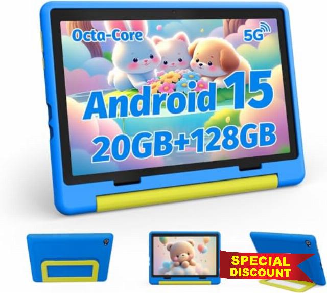 Ainmel 10 inch Kids Tablet with Case