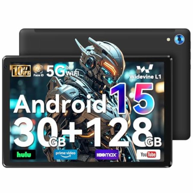 Whitedeer 10 inch Android 15 Tablet