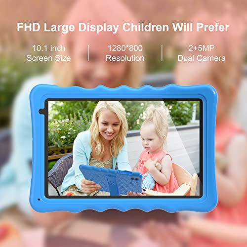 10.1 Inch Android 13 Tablet for Kids (Blue)
