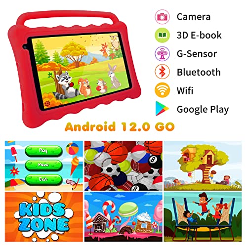 1920 * 1200 Full HD Eye Protection Screen Toddler Tablets with Shockproof Case
