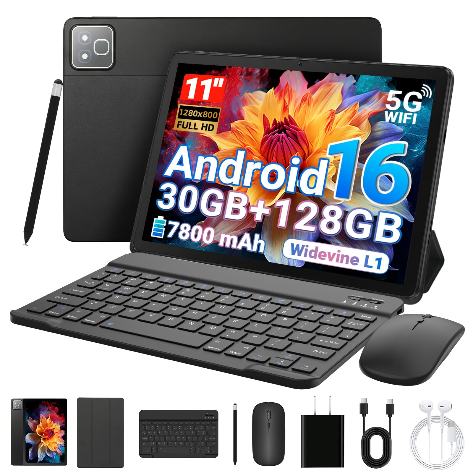 2 in 1 Tablets Bundle Pad PC for Work Study