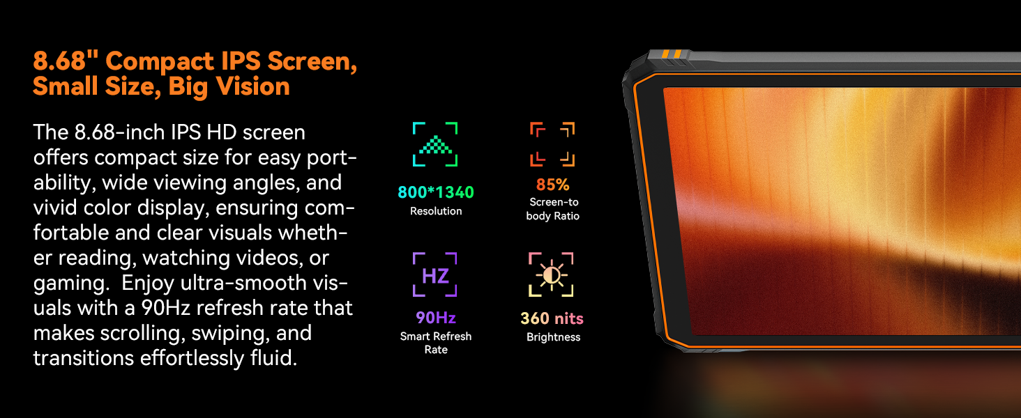 Text reads 'IP68 & IP69K Water & Dust Resistance, Built to Brave It All' followed by detailed description of water resistance features. Shows smartphone being submerged and impacted, demonstrating durability.