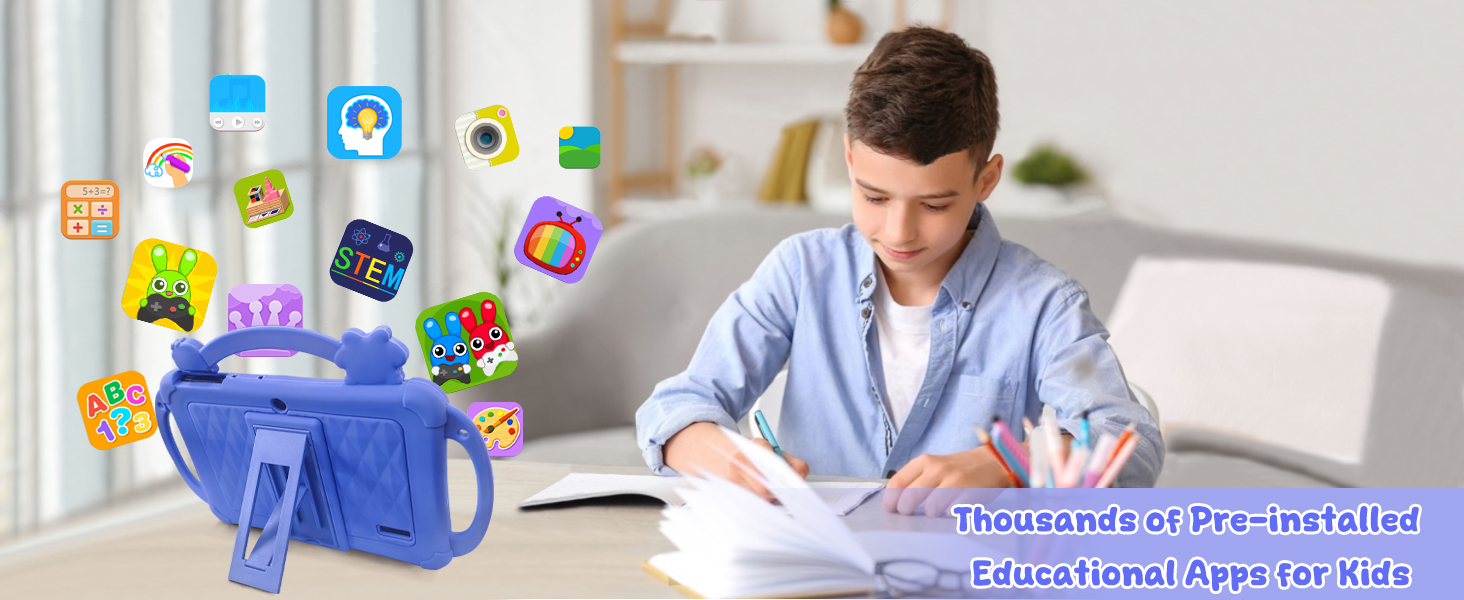 Text reads 'Image 7'. Educational or workspace setting with colorful wall decorations and study materials visible in the background.