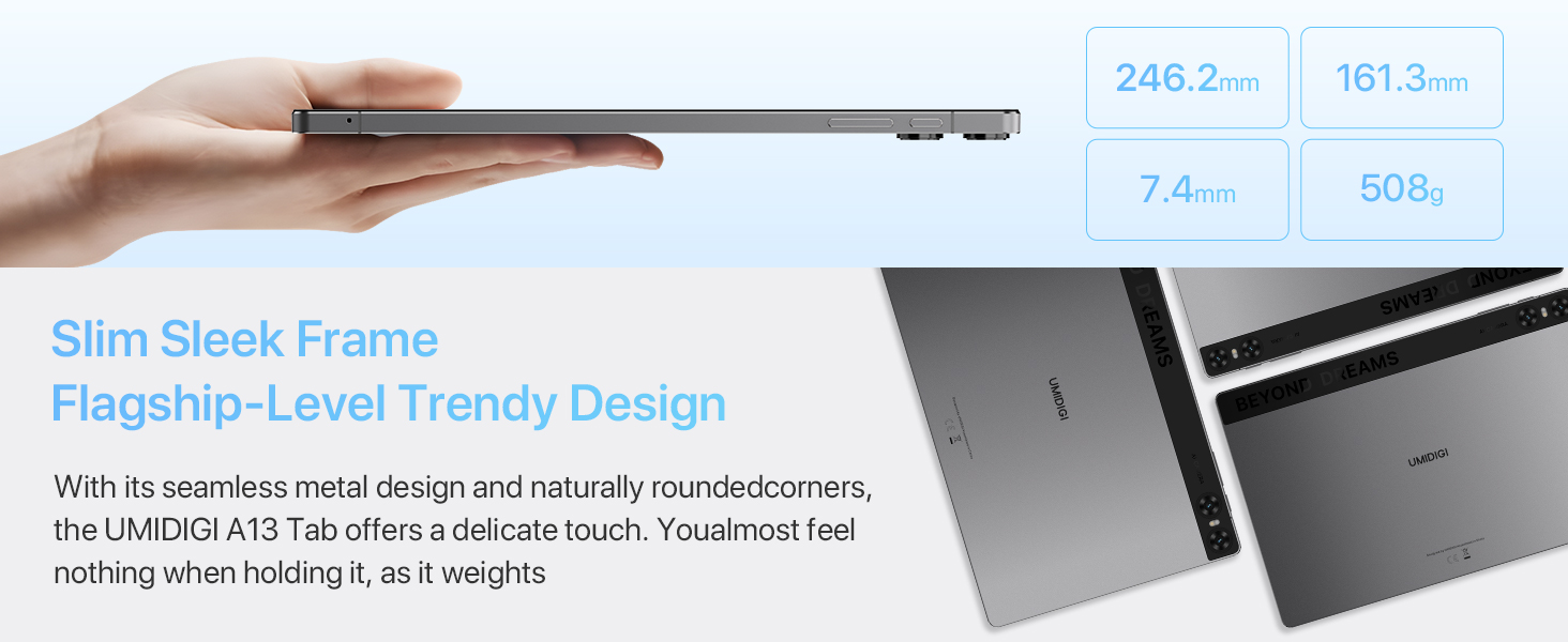 the hand is a hand - held tablet with a touchscreen.