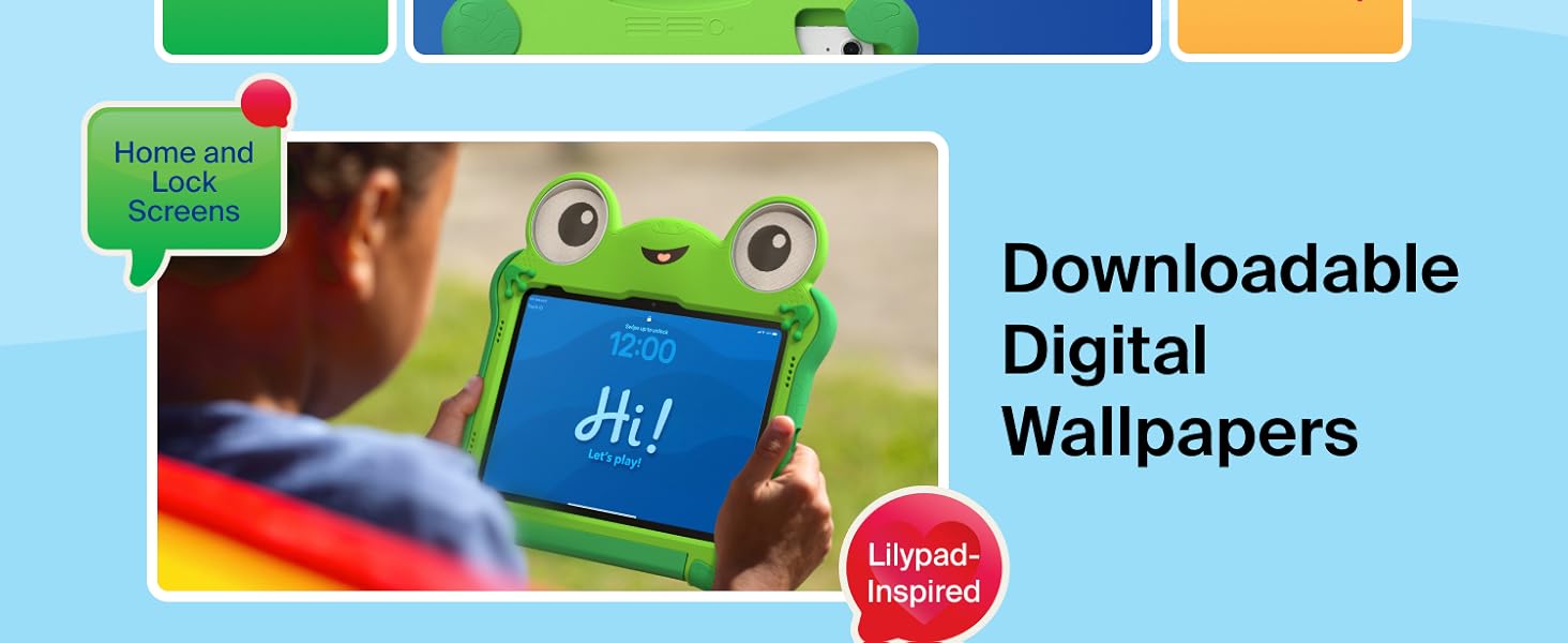 Text reads 'JUNE'19' at top, 'Official Patreon Licensed', 'Integrated Kickstand'. Colorful children's media product packaging showing cartoon character, with green section, licensing information, and kickstand feature callout.