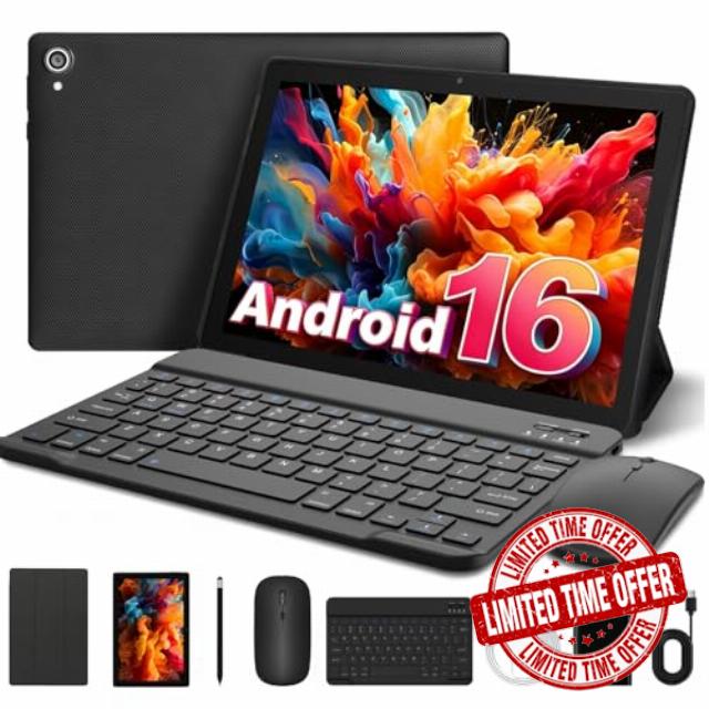 Whitedeer Android 16 Tablet 10 inch