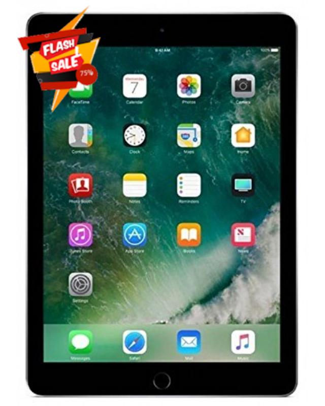 Apple iPad 9.7" (2018) 128GB Wi-Fi - Space Grey (Renewed)