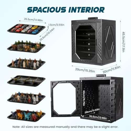 Miniatures Storage Case with 6 Metal Trays & PE Frame
