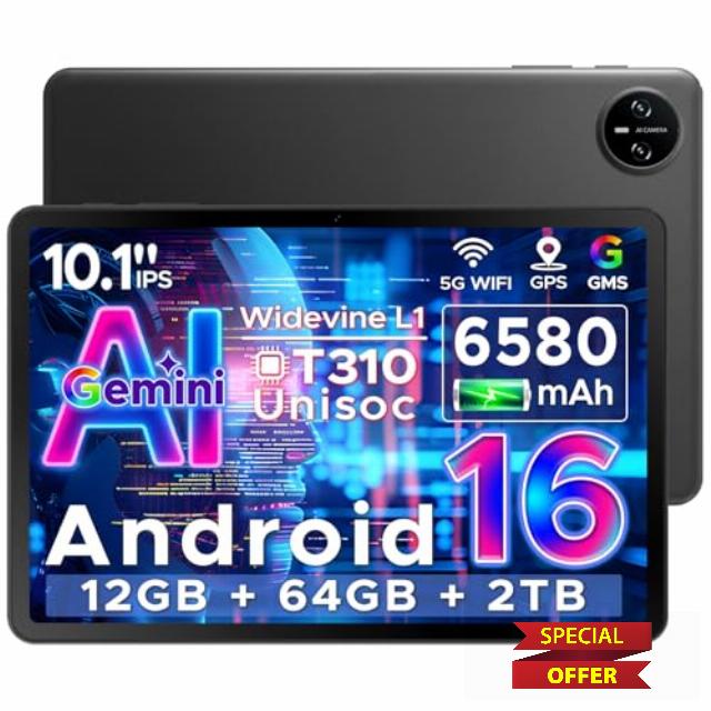 Tab A9 Android 16 Tablet With Gemini AI 10 Inch 2026