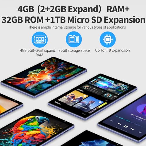10.1" IPS HD Tablet with 4GB RAM (2+2GB Expandable) 32GB ROM