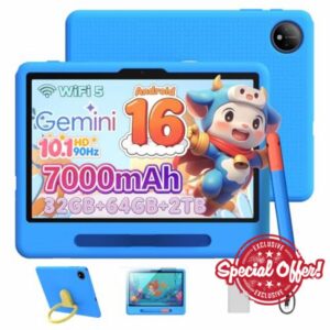 P10 Kid Kids Tablet with Silicone Case & Stylus Pen