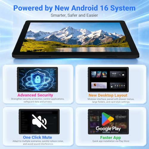 24GB RAM 1TB TF Android Tablet with Face Unlock