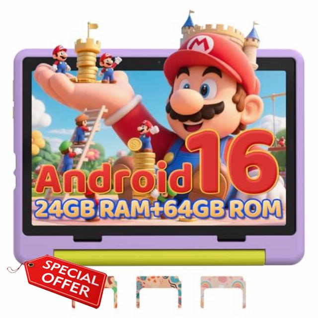 Gleeso Kids Tablet 10 inch Android 16