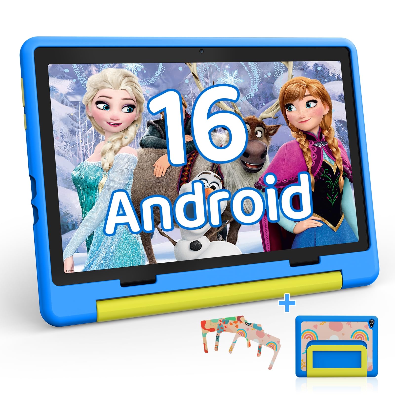 Toddler Tablet with Protective Case(Blue)