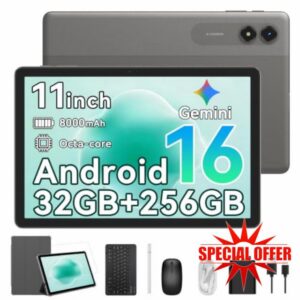 Tablet 2026 Android 16 Tablet with Gemini AI