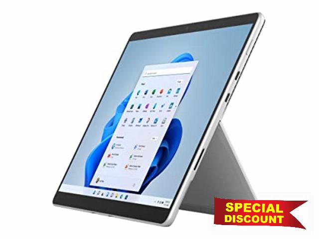 Microsoft Surface Pro 8 LTE 256GB (i7/16GB) Platinum W11 PRO NEW Black EIV-00004 (Renewed)