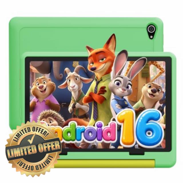 Android 16 Kids Tablet 10 Inch