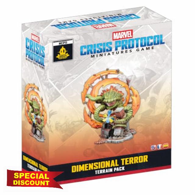 Asmodee | Marvel: Crisis Protocol - Dimensional Terror Terrain Pack | Miniatures Game | Ages 14+ | 2 Players | 90 Minutes Playing Time