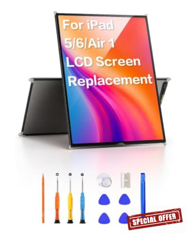 For iPad 5th/6th/Air 1st LCD                                                          LCD Only