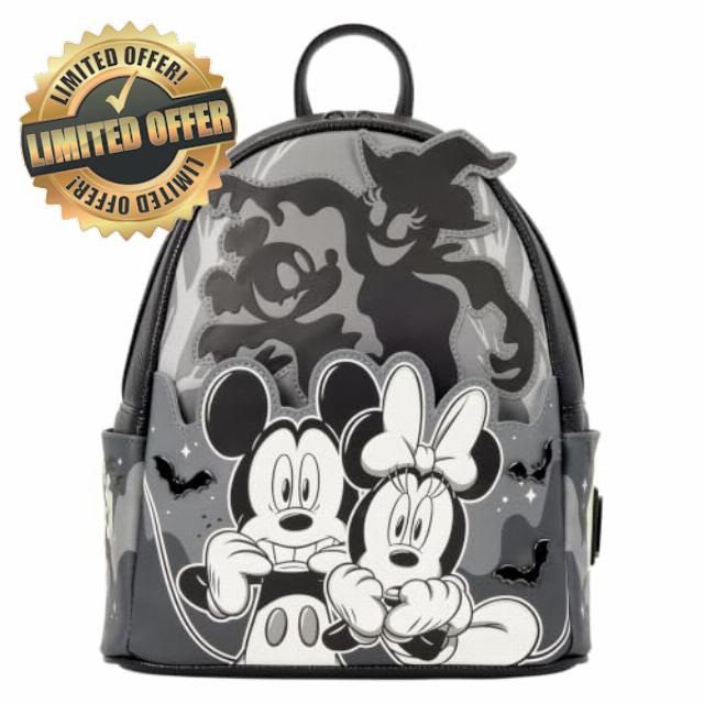 Loungefly Disney Mickey & Minnie Light Up Glow Mini Backpack