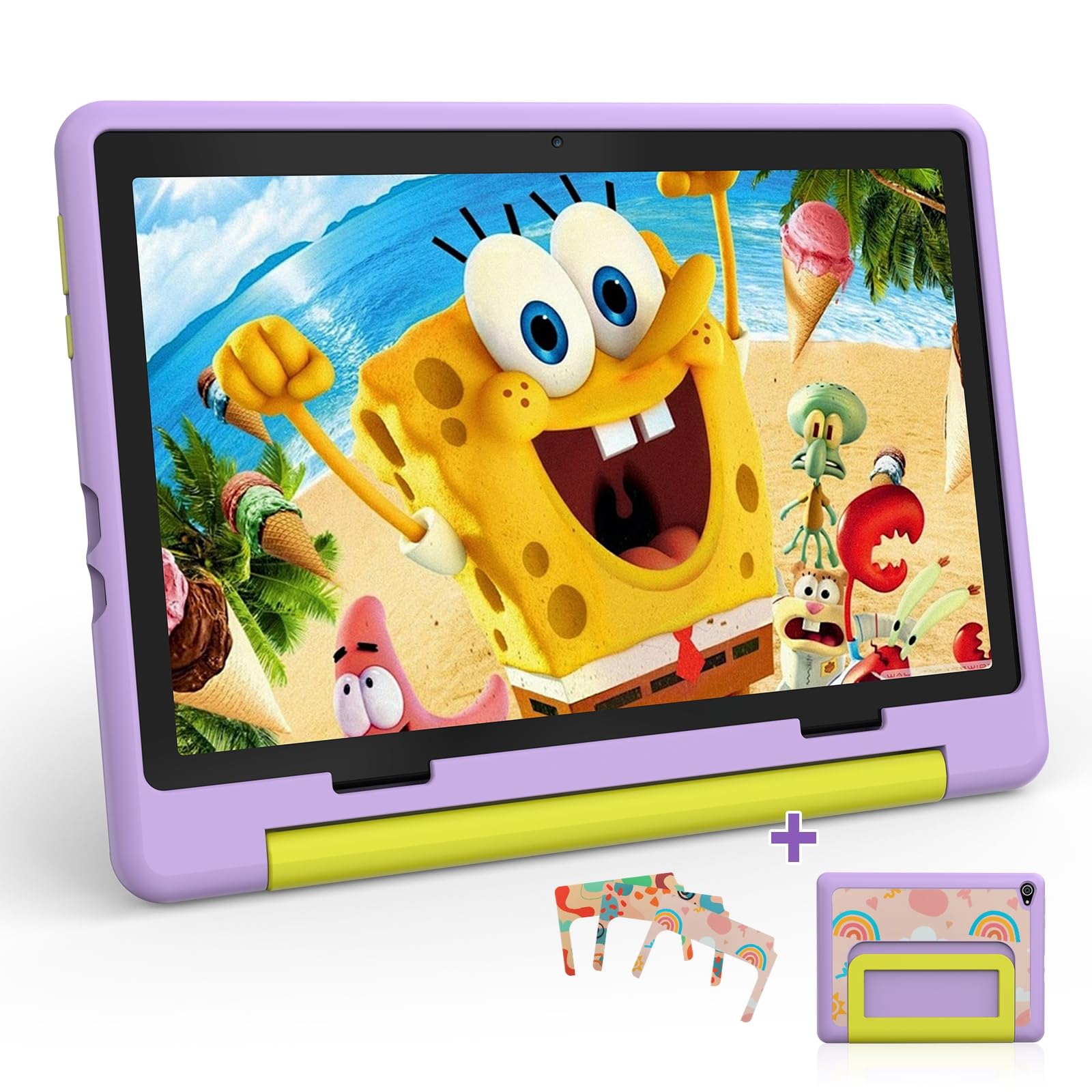 Toddler Tablet with Protective Case(Purple)