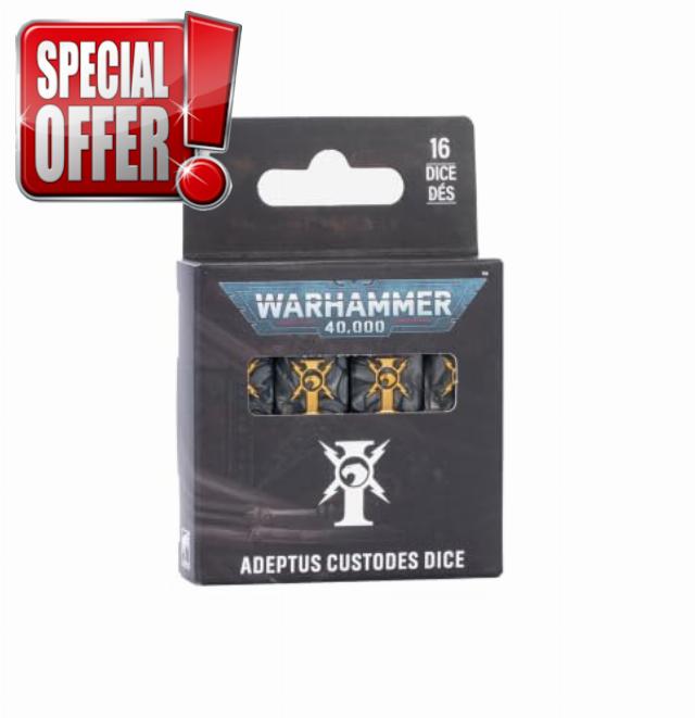 Games Workshop - Adeptus Custodes: Dice Set Warhammer 40