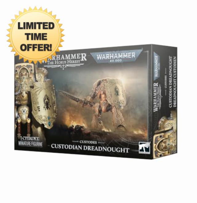 Games Workshop - Custodes: Custodian Dreadnought                                                          Warhammer 40
