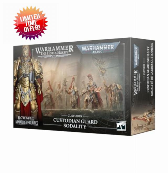 Games Workshop - Custodes: Custodian Guard Sodality                                                          Warhammer 40