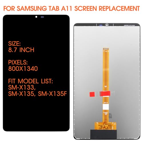 Black Screen Replacement for Samsung Tab A11 2025 8.7 inch Incell