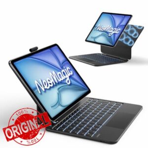 Inateck Keyboard Case iPad Air 11" M4/M3/M2 with Precise Trackpad                                                          7‑Color Backlit