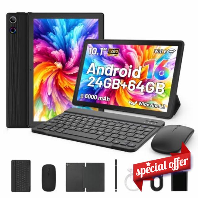 Ainmel Android 16 Tablet 10.1''