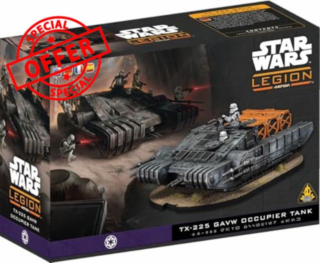 Asmodee | Star Wars: Legion - TX-22r GAVw Occupier Tank | Miniatures Game | Ages 14+ | 2 Players | 90 Minutes Playing Time