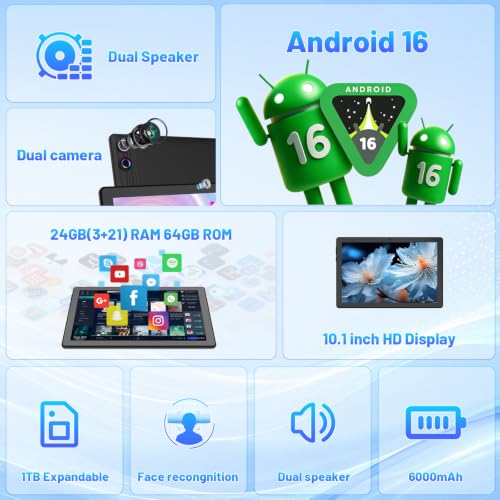 2 in 1 Tablets with Pen & Keyboard Full set accessories