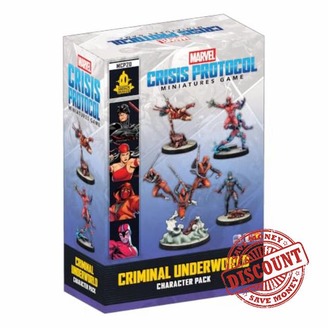 Asmodee | Marvel Crisis Protocol - Criminal Underworld | Ages 14+ Competitive 2 player battle-royale game