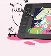 Text reads 'Way to Start' and 'D1161 V2' in pink, 'Display 16K Pressure' and 'xy ΔE=15' below. Pink background with product indicator icon.