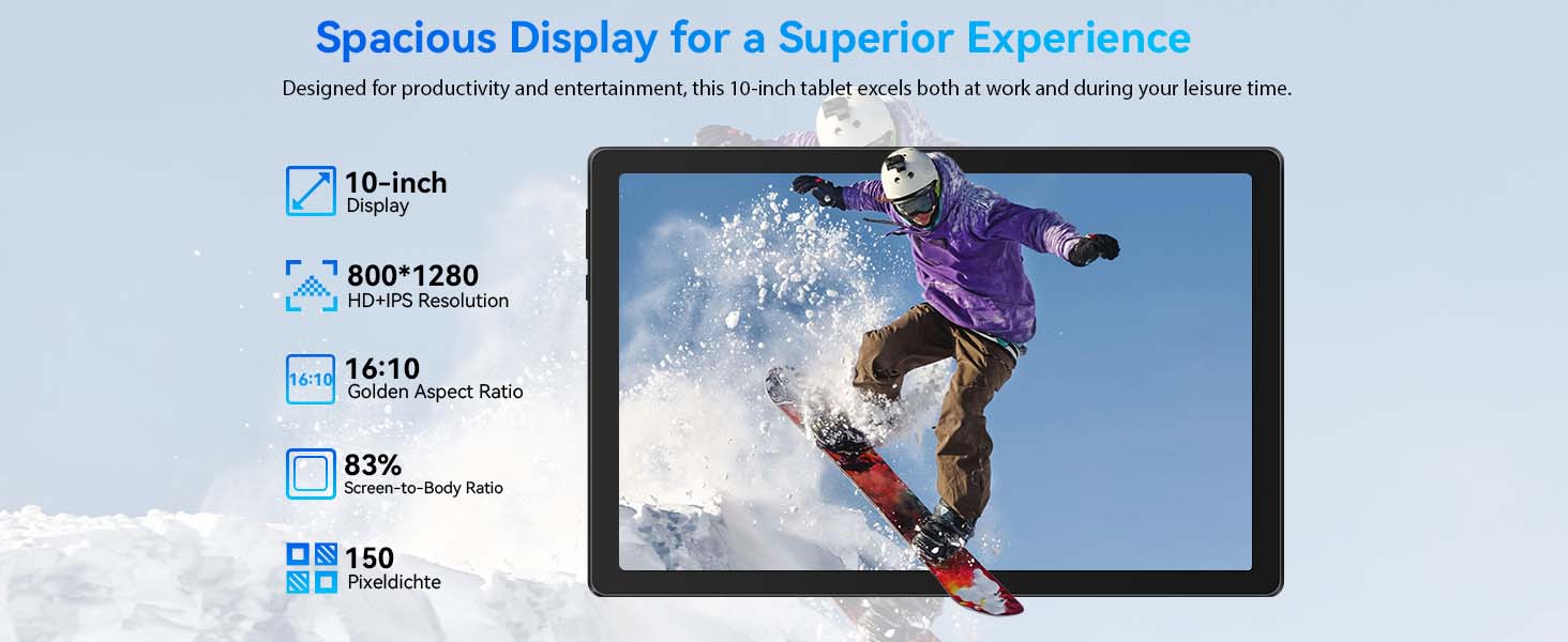 Text reads 'High-Speed CPU, Strong Performance, Fast Response' with blue circuit board graphic showing processor and chipset components highlighted with technical specifications and performance indicators.